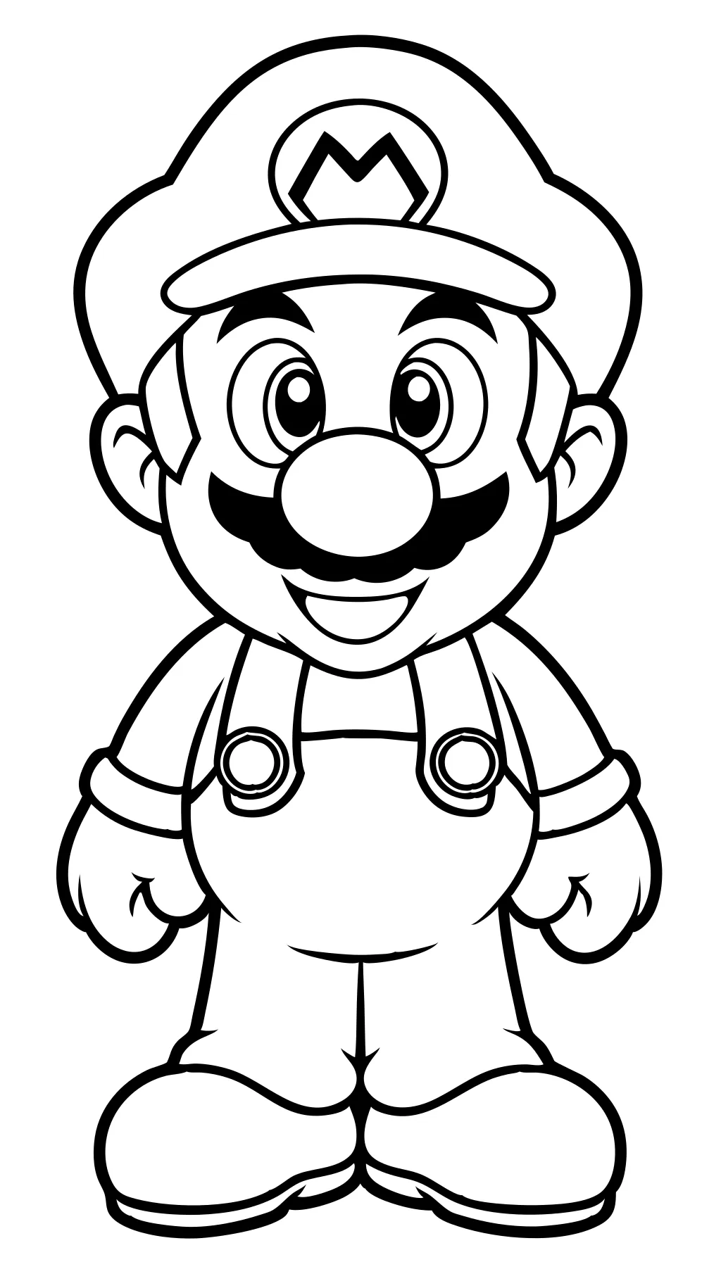 mario printables coloring pages